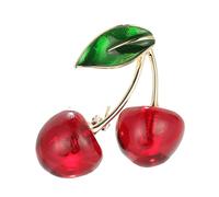 Homoyoyo Broche cerise épingle à nourrice épingles à nourrice Mode accessoire goupilles de sécurité épingle de sureté accessoires femmes accessoires cerises revers à revers cuivre