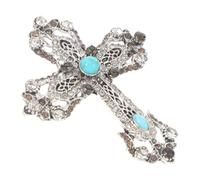 Homoyoyo Broche Croix Du Milieu Épingles De Costume Pour Hommes Épingles De Revers De Chemise Broche De Costume Pour Hommes Broche Jésus Intéressante Broche En Cristal Corsage De
