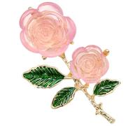 Homoyoyo Broche Fleur en Alliage Élégante Motif Floral Éclatant, Épingle Décorative Solide pour Femmes, Accessoire Mode Polyvalent pour Réunions et Fêtes