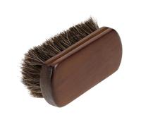 Homoyoyo Brosse à Barbe Manche Naturel Poils de Cheval Fermes Brosse pour Hommes pour Entretien Barbe et Rasage Salon Barbier et Usage Quotidien