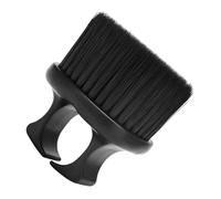 Homoyoyo Brosse à Cheveux Propre et Brosse de Soin Barbe pour Hommes à Phalanges Noire Nettoyage Doux Visage et Barbe et Moustache Usage Quotidien et Voyage Outil Pratique pour Hommes