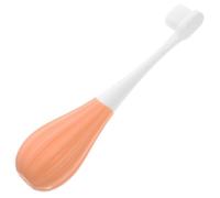 Homoyoyo Brosse à Dents pour Tout-Petits 2-5 Poils Ultra-Souples Manche Ergonomique en Plastique Couleur Orange Brosse Dentaire Manuelle Adaptée aux Garçon et Filles en Bas Âge