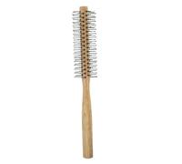 Homoyoyo Brosse Coiffante Ronde En Bois Naturel Petite Taille Brosse à Cheveux Bouclés Nylon Résistante Pour Brushing Maison Et Coiffage Quotidien