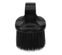 Homoyoyo Brosse Cou de Barbier Noire, Plumeau de Coiffure Petit Format, Brosse de Coupe Cheveux Professionnelle pour Salon et Usage Personnel, Accessoire Coiffure Nettoyage Cheveux