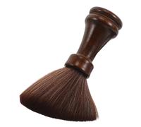 Homoyoyo Brosse de Barbier Douce à Poils Souples avec Manche Bois Ergonomique Balayette pour Cou et Nettoyage des Cheveux Coupés Brosse Salon Protectrice pour Chevelu Sensible et Coiffure