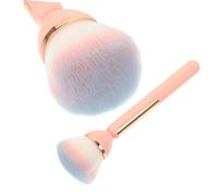 Homoyoyo Brosse de Maquillage Portable Multifonction pour Ongles et Visage Manche Plastique Accessoire Pratique pour Nettoyage de Poussière et Confortable pour Usage Domestique