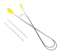 Homoyoyo Brosse de Nettoyage Flexible Double Extrémité pour Aquarium Ensemble Brosse Spirale Haute Élasticité pour Tuyaux et Canalisations Nettoyage Complet sans Rayures