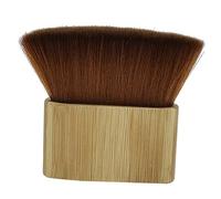 Homoyoyo Brosse De Nettoyage Pour Cheveux Cassés Kit De Coupe De Cheveux Manche Bois Nylon Doux Professionnel Salon Coiffure Usage Précis Dépoussiérage Cou Oreilles