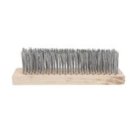 Homoyoyo Brosse en Fil D’Acier Inoxydable 20 CM Brosse à Désherber Pratique pour Enlever Mousse et Rouille Accessoire de Nettoyage Jardin sans Manche pour Terrasse et Extérieur