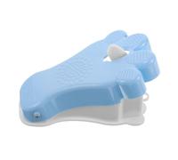 Homoyoyo Brosse Nettoyante Bleue à Pression pour Espaces Interdigitaux Exfoliante Sans Effort pour Adultes Garçon Fille Personnes Âgées et Patients
