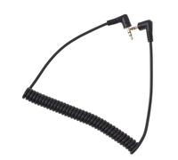 Homoyoyo Câble Audio Jack Stéréo et Flexible Cordon Auxiliaire avec Double Angle Transmission Stable pour Téléphone Portable et Voiture Noir