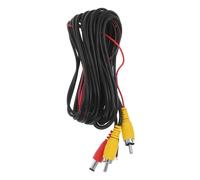 Homoyoyo Câble De Connexion Av Caméra De Recul 6 Mètres Pour Voiture Et Camion Câble Long Vidéo Et Alimentation Intégré Compatible Système De Stationnement Robuste Bleu