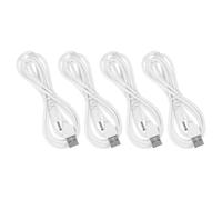 Homoyoyo Câble USB vers Dc 3,5 X 1,35 Mm 1,5 M Noir, Lot de 4 Cordons D’alimentation Charge Rapide 5 V Cc, Câble de Charge USB Polyvalent pour Instruments et Lampes, Compatible Usage