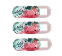 Homoyoyo Cache-Webcam De Confidentialité Ultra Fin à Motif Flamant Rose, Lot De 3 pour Ordinateurs Portables Et Téléphones, Protecteur D'objectif Pratique Et Adhésif, Usage Privé Et Mobile