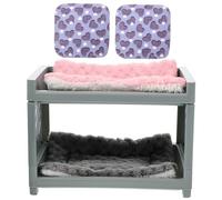 Homoyoyo Cachette pour Hamster Lit Plastique pour Chinchilla Lit pour Lapin Accessoires pour Cochon Cachette pour Cage à Hamster pour Dormir