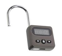 Homoyoyo Cadenas à Minuterie Électronique Rechargeable USB avec Écran LCD Verrou Programmable pour Gestion Du et Tâches Verrou Intelligent Multifonction pour Étudiants et Usage Domestique