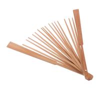 Homoyoyo Cadre D'éventail Pliant en Bambou Khaki Solide et Facile à Assembler pour Projets DIY et Décoration Japonaise Intérieure