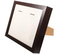 Homoyoyo Cadre Photo Médaille 11X9 Pouces Vitrine en Bois Robuste pour Affichage de Médailles de Marathon la Maison Bureau