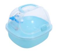 Homoyoyo Cage de Hamster avec Bouteille d'eau Plate-Forme de Hamster Cage à Chat Bouteille d'eau Lapin Distributeur d'eau pour Petit Animal ABS Sky-Blue