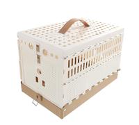 Homoyoyo Cage Pliable pour Pigeon et Petits Animaux Cage de Transport Respirante et Lavable avec Poignée Volière Compacte pour Entraînement et Transport de Lapins Chats et Oiseaux