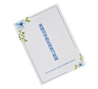 Homoyoyo Cahier D'exercices Pose Des Cils Format A4 Blanc Papier De Greffe De Cils Pour Débutants Application à Domicile Salon