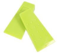 Homoyoyo Cale de Bûcheronnage en Plastique Vert 2pcs, Outil Léger et Sûr Coupe et L'abattage des Arbres en Extérieur