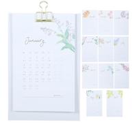 Homoyoyo Calendrier de Bureau Petit Format sur Pied Décoration Classique et Fonctionnelle pour Bureau École et Maison Adapté pour Marquer Notes et Organiser Planning