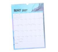 Homoyoyo Calendrier Mural Suspendu Mois avec Double Spirale Planificateur Académique Anglais Grand Format Design Moderne avec Fêtes Organisation Facile des