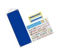 Homoyoyo Calendrier Visuel Garçon et Filles Grand Format Tableau de Routine Quotidienne avec Pochettes Matériaux Faciles à Nettoyer Utilisation Murale pour Gestion du Temps et Autonomie