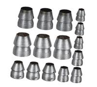 Homoyoyo Cales Métalliques Pour Poignée De Hache Et Marteau, Kit De 15 Pièces, Coins De Manche Robustes En Métal Renforcé, Accessoires De Sécurité Pour Outils Agricoles, Usage Chantier Et Fendage Bois