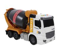 Homoyoyo Camion D’excavatrice à Rétrofriction avec Lumières et Sons, Plastique Jaune, Modèle Compact pour Garçon et Filles, Véhicule de Chantier Éducatif Stimulant Créativité et Motricité