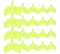 Homoyoyo Capuchons de Protection pour Crochets Triples, 250 Pièces Jaunes, Protège-hameçon Antirayures Épais, Couvre-hameçons Sécurisés pour Accessoires Casque de Sécurité Industriel