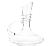 Homoyoyo Carafe à Vin en Verre Cristal 1600Ml Décanteur Rapide à Bec Oblique pour Aération Carafon à Vin Léger et Pratique Accessoire pour Dégustation et Service