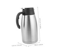 Homoyoyo Carafe Acier Inoxydable Verseuse Thermique pour Café et Thé Capacité avec Isolation Vide Portable pour Usage et Bureau