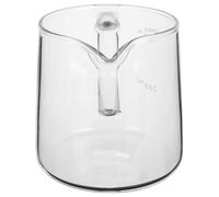 Homoyoyo Carafe Café en Verre Borosilicate 400 Ml Couvercle pour Infusion Manuelle et Café Glacé Usage Maison et Bureau Compatible Ensemble à Filtre Manuel