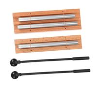 Homoyoyo Carillons De Percussion En Bois Et Métal 2 Pièces Avec Maillet, Instrument De Percussion à Main Pour Contemplation Et Yoga, Utilisé En Salle De Contemplation Et Exercices De Pleine Conscience