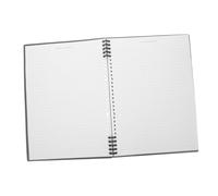 Homoyoyo Carnet de Notes à Spirale Détachable A4 Noir en Papier et Plastique Résistant, pour Bureau et Salle de dapté aux Hommes et Femmes