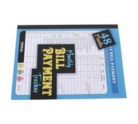 Homoyoyo Carnet de Planification Budgétaire Bleu en Papier Format Checklist pour Organiser les Paiements de Factures Mensuelles et Solution de Gestion de Budget