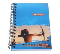 Homoyoyo Carnet de Score Tir à l'arc Bleu, Journal D'entraînement Spiralé Compact Feuilles de Score Vierges, Résistant aux Intempéries pour Compétitions et Séances Extérieures