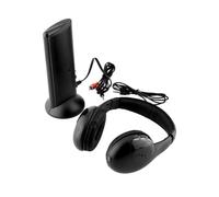 Homoyoyo Casque sans Fil avec Micro et Émetteur FM Écoute Stéréo Claire Compatible TV et PC pour Chat Ligne et Surveillance à