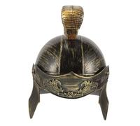 Homoyoyo Casque Soldat Romain Adulte Doré Cosplay Headgear Accessoire Costume Médiéval pour Halloween Fêtes et Anniversaires