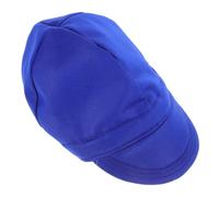 Homoyoyo Casquette De Soudage Anti-Éclaboussures Respirante Chapeau De Soudeur Respirante Pratique pour Femme Cagoule De Soudage Tissu Ignifuge Bleu