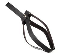 Homoyoyo Ceinture en Cuir Noire pour Flacon de Potion 250 ML, Protège-Bouteille en Verre Vintage pour Cosplay et Jeux de Rôle, Accessoire Déguisement Médiéval Pratique et Légère