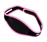 Homoyoyo Ceinture Faciale De Lifting Visage Fine Taille Unique Ajustable Menton Masseur Pour Femme Et Fille Antiride Maintien Pendant Sommeil Noir Rose
