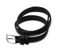 Homoyoyo Ceinture Garçon Fille Garçon Ajustable Cuir Synthétique Noir Ceinture Décorative Polyvalente pour Jeans et Pantalons Design Classique Unisexe
