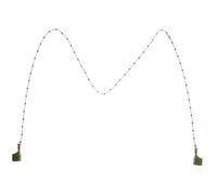 Homoyoyo Chaîne Magnétique Écouteurs Anti-perte Confortable avec Perles Rouges et Chaîne Dorée Lanière Compatible Casque Sans Fil pour Sport et Activités Extérieures