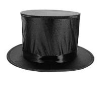 Homoyoyo Chapeau de Magicien Pliable Noir Poche Secrète, Accessoire de Spectacle Créatif pour Adultes, Casquette de Conjuration, Déguisement Fête et Jeu de Rôle, Taille Unique Pratique