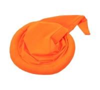 Homoyoyo Chapeau de Nain Orange pour Costume de Conte de Fées, Tissu Doux et Respirant, Taille Unique, Accessoire Léger et Pliable pour Fêtes de Noël, Halloween et Déguisements Garçon