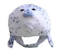 Homoyoyo Chapeau De Phoque Bonnet D'hiver Chapeaux Écharpe Casque Marchandise Groupe Bonnets Bandana Grenouille Cow-girl Sceau D'or Farci Soutenir Chien Jouets Peluche Bord Coton Pp