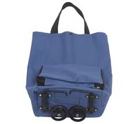 Homoyoyo Chariot de Courses Pliable avec Compartiment de Rangement Épais Grand Volume Roulettes Mobiles pour et Pique- Trolley Bag Pratique et Portable